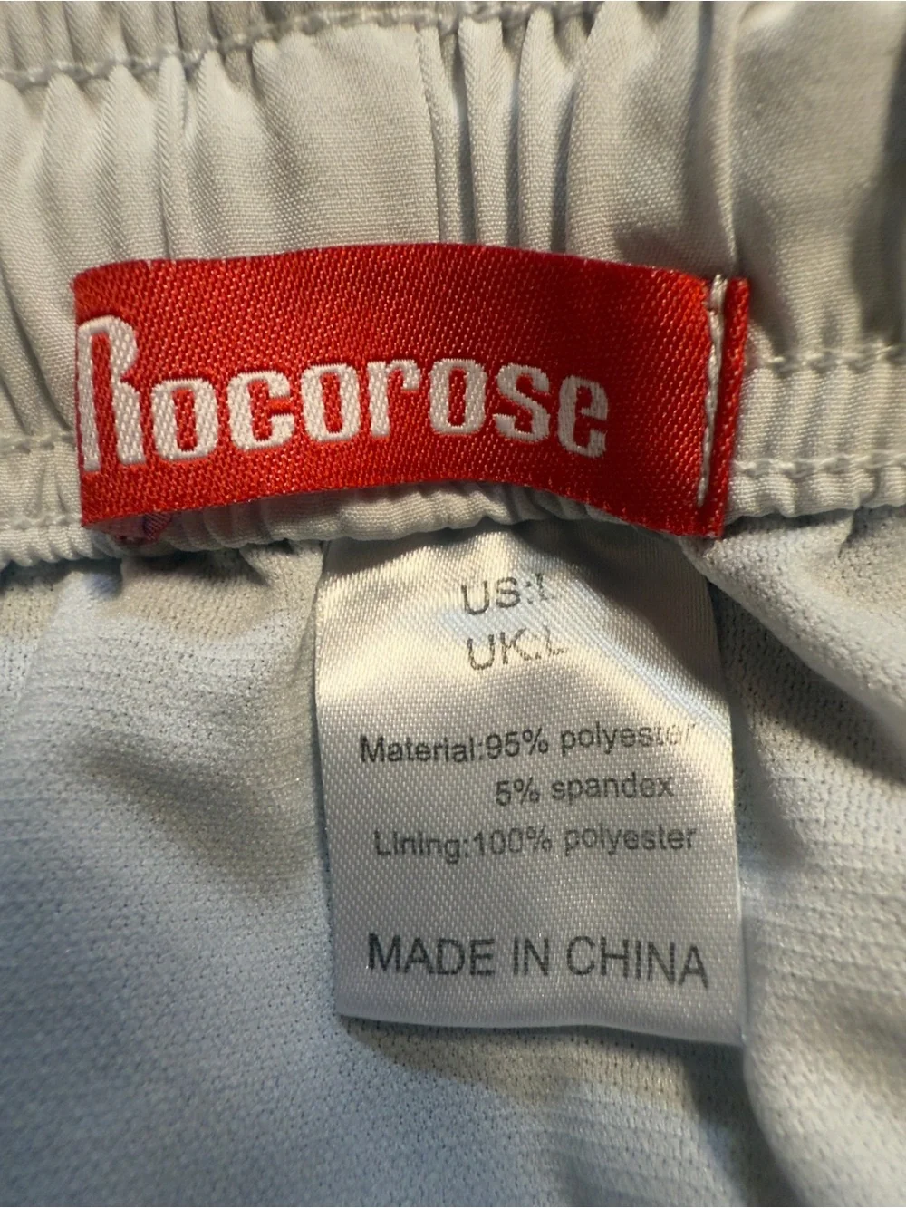 Rocorose Womens L Black Cargo Board Shorts Lined Swim Bottoms